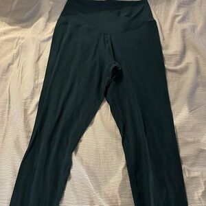 OFFLINE by Aerie Dark Green Crossover Leggings